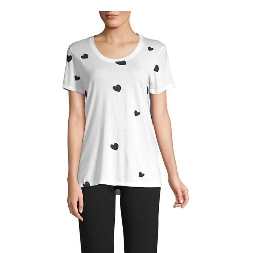 Monrow heart tee shirt